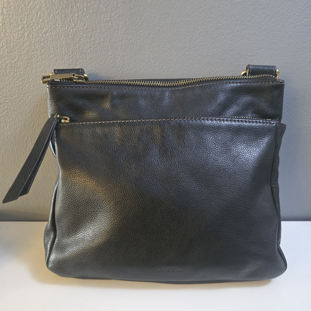 Fossil Cow Hide Leather Crossbody Bag
